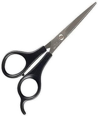 angelie Stainless Steel Hair Cutting &Thinning Scissor For Men,Women,Professional Salon Scissors(Set of 1, Silver, Black)