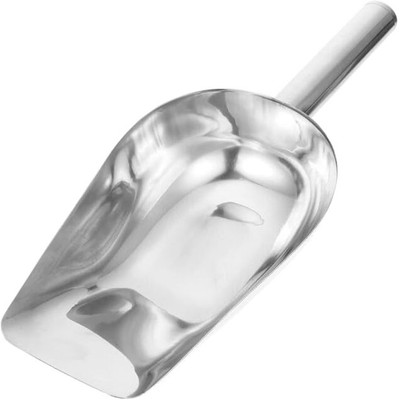 SHUBHAM ENTERPRISE SS Scoop with Handle for Flour, Grain, Candy & Spices – 1 Pack Kitchen Scoop