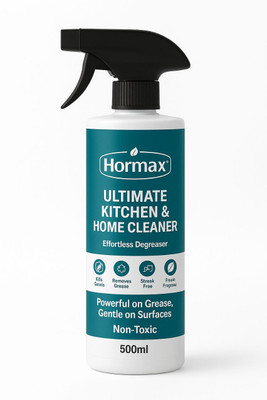 hormax Kitchen & Home Cleaner Spray | Powerful Degreaser | Multi-Surface Stain Remover Kitchen Cleaner(500 ml)
