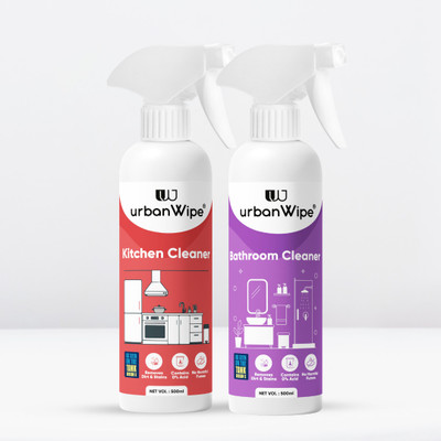 urbanWipe Bathroom n Kitchen Kitchen Cleaner(1000 ml, Pack of 2)