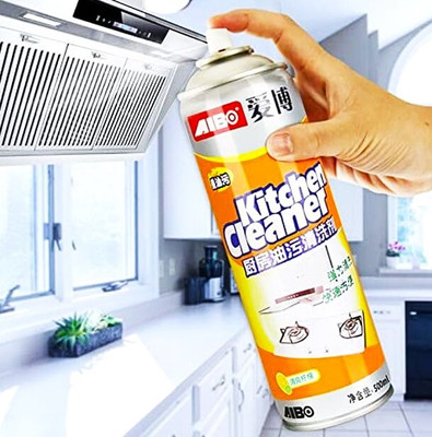 OM ENTERPRISES AK__(Multipurpose Foam Kitchen Cleaner Spray Oil & Grease Stain Remover Spray) Kitchen Cleaner(500 ml)