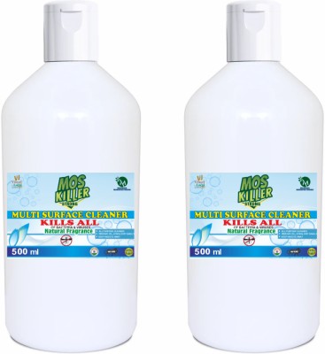 MOSKILLER Multisurface Cleaner Fastest Cleaning (FRT) and Killing Germs Combo (500ml X2) Kitchen Cleaner(1000 ml, Pack of 2)