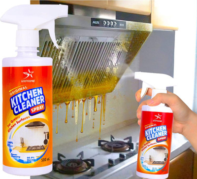 VRPRIME Multi-Purpose Kitchen Foam Cleaner Spray | Grease & Stain Remover 650ml Kitchen Cleaner(500 ml)