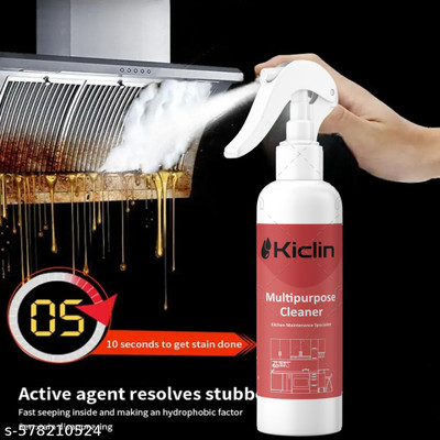 kiclin cleaner oil & grease stain remover spray Oven/Gas stove/Chimney Cleaner spray bottle Kitchen Cleaner(200 ml)