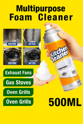 VEERA Multi-Purpose Foam Kitchen Cleaner Spray – Grease & Oil Stain Remover Kitchen Cleaner(500 ml)