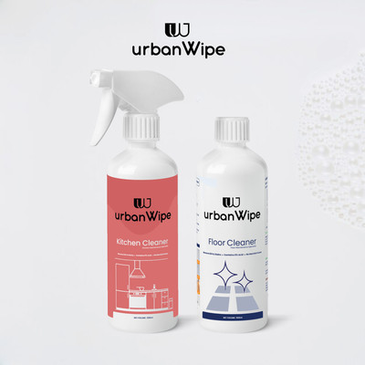 urbanWipe Floor n Kitchen Kitchen Cleaner(1000 ml, Pack of 2)