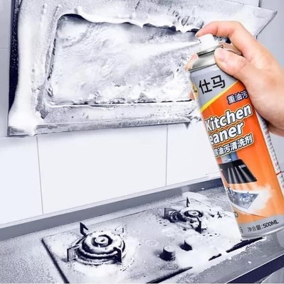Shree GRB Multipurpose Foam Kitchen Cleaner Spray Oil & Grease Stain Remover Spray Kitchen Cleaner(500 ml)