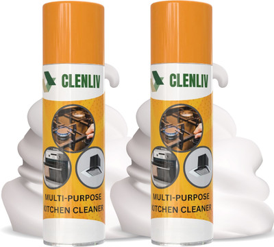 Clenliv Multi-Purpose Kitchen Foam Non-Toxic & Extra PowerFull |KF07| Kitchen Cleaner(600 ml, Pack of 2)