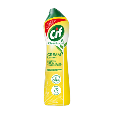 Cif Lemon Cream With Micro Crystals Kitchen Cleaner(500 ml)