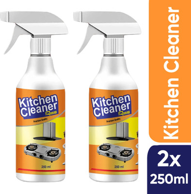 remap Kitchen Cleaner Spray– Powerful Grease Remover | Fast Action Liquid Kitchen Cleaner(500 ml, Pack of 2)
