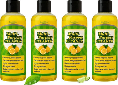 SmoothWave Cosmetics Multi-Surface Cleaner Spray – Safe for All Surfaces pack of-4 Kitchen Cleaner(400 ml, Pack of 4)