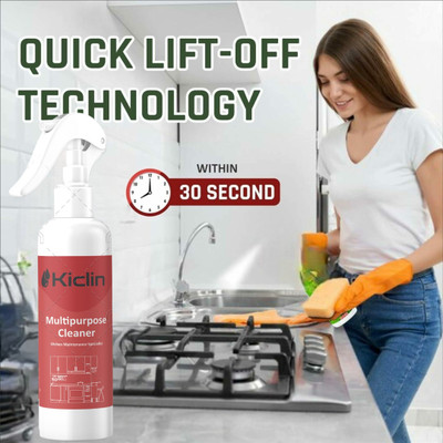 kiclinclean Kitchen surface cleaner spray with Lemon Flavour Kitchen Cleaner Kitchen Cleaner(200 ml)