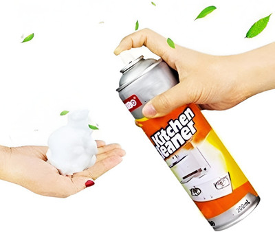 OM ENTERPRISES AK_Multipurpose Foam Kitchen Cleaner Spray Oil & Grease Stain Remover Spray Kitchen Cleaner(500 ml)
