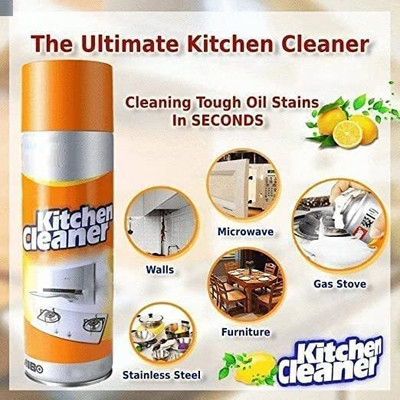 Neatify Kitchen Foam Cleaner Chimney Oven Stove Oil Stain Removes with Fragrance F54 Kitchen Cleaner(500 ml)
