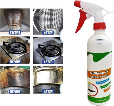 ShopDock N_Kitchen Cleaner Spray - Powerful Oil&Grease Stain Remover for Stove&Chimney Kitchen Cleaner(500 ml)