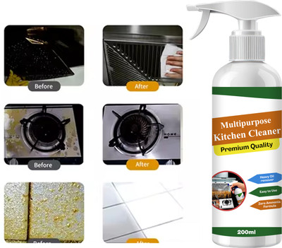 BKF Kitchen Cleaning Spray – Effective Oil & Dirt Remover 200ml Kitchen Cleaner(200 ml)