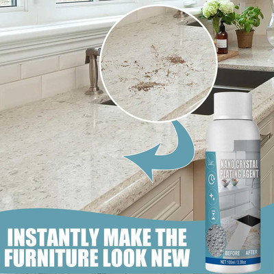 ShineBrew Nano Crystal Plating Agent, Marble Nano Crystal-Plating Agent, Stone Nanocrystal Kitchen Cleaner(100 ml)