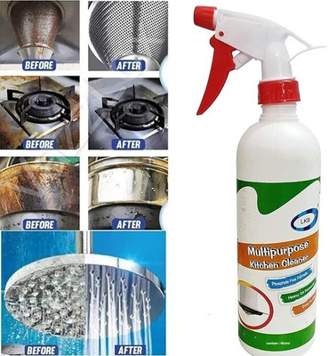 TopDoc LKB Kitchen Cleaner Spray for Oil & Grease Stain Remover Cleaner (480 ml)v Kitchen Cleaner(480 ml)