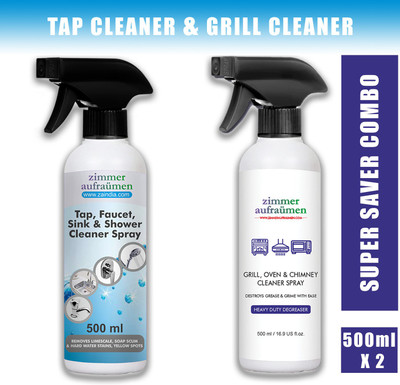 zimmer aufraumen Tap Cleaner + Chimney Cleaner Combo(Tap, Shower & Chimney, Grill, Stove, Oven) Kitchen Cleaner(1 L)
