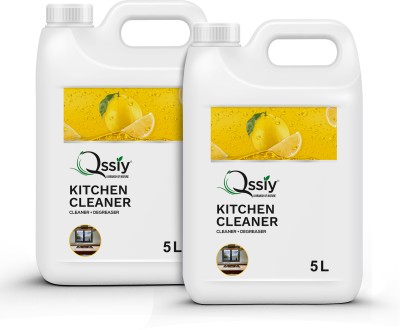 QSSIY Glass Stove Top Cleaner | Grease Removal | Kitchen Oil Stain Remover Kitchen Cleaner(5 L, Pack of 2)