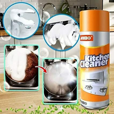 VIJGTECH Multi-Purpose Foam Kitchen Cleaner Spray Grease Stain Remover(500 ml)