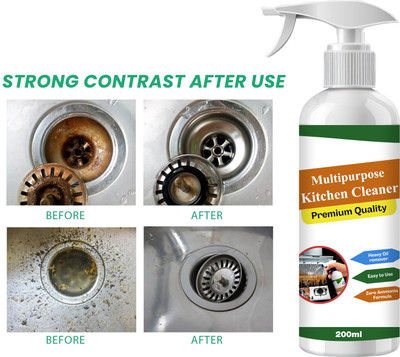 KsW Safe Kitchen Cleaning Spray – Heavy Grease Remover 200ml Kitchen Cleaner(200 ml)