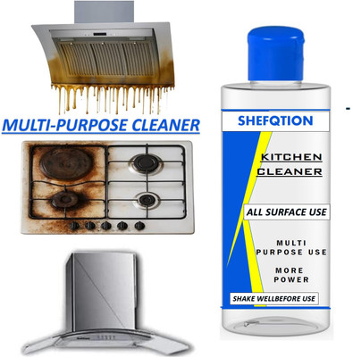 Shefqtion Kitchen Cleaner Oil & Grease Stain Remover Spray Oven/Gas Stove/Chimney A333 Kitchen Cleaner(200 ml)
