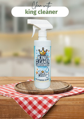 KING CLEANER Multipurpose Kitchen Cleaner Spray Powerful Degreaser Removes Oil Stains Germs Kitchen Cleaner(500 ml)