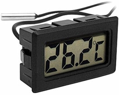 onechance Mini Fridge Thermometer LCD Temperature Meter Instant Read Kitchen Thermometer Instant Read Thermocouple Kitchen Thermometer