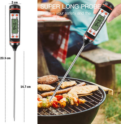 GoodsBazaar Digital Multi-Functional with Instant Read Cooking Thermometer Instant Read Thermocouple Kitchen Thermometer