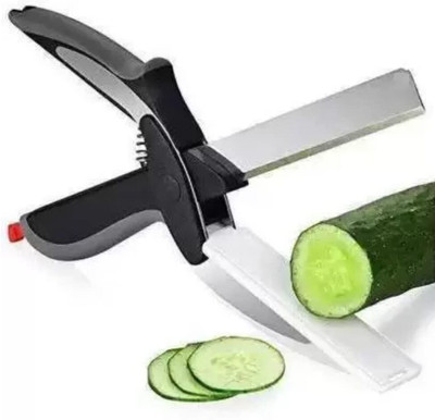 Zelwie 2 in 1 Food Chopper/Slicer/Dicer Vegetable and Fruit Cutter Kitchen Vegetable & Fruit Grater & Slicer(1 cutteer)