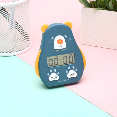 Simois Cartoon Study Timer for Kids Loud Alarm Sleeping Cooking Reminder with Alarm Digital Kitchen Timer