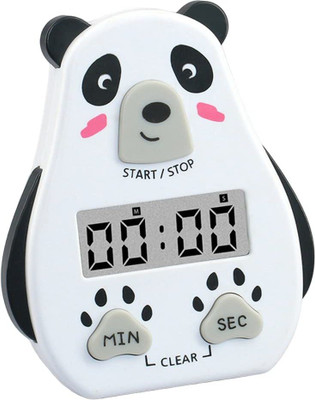 PLENARO Cute Cartoon Digital Electronic Kitchen Timer & Stopwatch(white) Digital Kitchen Timer
