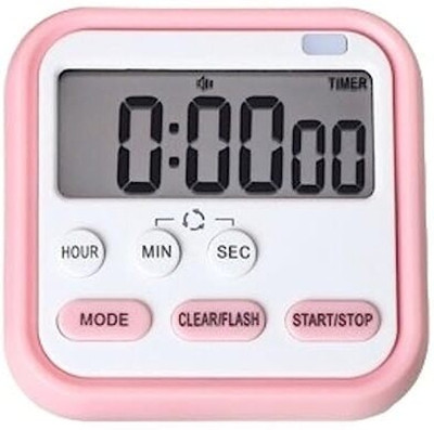 VERPHX Digital Kitchen Timer with Mute/Loud Alarm Switch ON/Off Switch & Alarm clock Digital Kitchen Timer