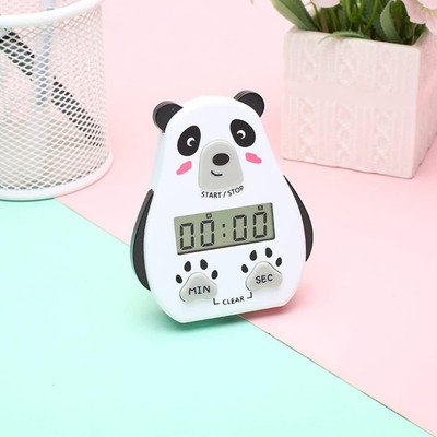 FLOXIT Digital Kitchen Timer Small Cute Cartoon Shape Timer Digital Kitchen Timer