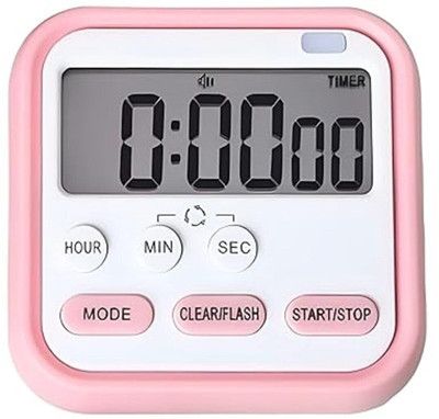 GrihaGlow Digital Kitchen Timer Magnetic Clock Stopwatch, Large LCD Screen Display, Digital Kitchen Timer