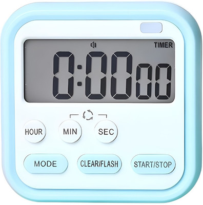 Hirsha LCD Display Loud Alarm Easy-to-Use Digital Timer, Stopwatch for Exercise,Cooking Digital Kitchen Timer