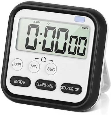 Appster Digital Kitchen Timer & Large Digits, Loud Alarm, Magnetic Stand,(Multi Colour) Digital Kitchen Timer