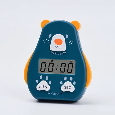 UniKart Digital Cooking Timer with Loud Alarm LCD Display & Retractable Stand -Navy Blue Digital Kitchen Timer