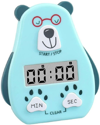 FLOXIT Small Cute Cartoon Shape Timer Digital Kitchen Timer