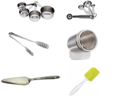 Dynore Cake accessories Kitchen Tool Set(Silver, Baking Tools)