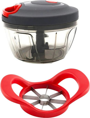 Rudra Enterprises 450ml Vegetable & Fruit Chopper & Apple Cutter/Slicer Kitchen Tool Combo Vegetable & Fruit Chopper(2 CHOPPER)