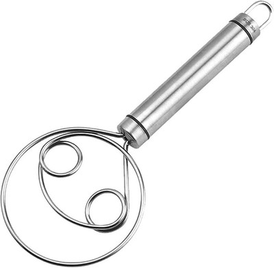 CHEFERYN BREAD MIXING TOOL - STEEL ATTA MAKER Kitchen Tool Set(Silver, Baking Tools)