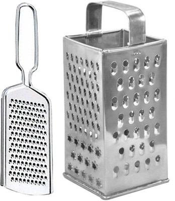OC9 8 in 1 Grater/Slicer & Cheese Grater Kitchen Tool Set(Silver, Chopper, Grater)