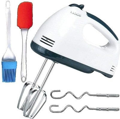 Philocaly Enterprise Electric Hand Mixer 7Speed Beaters, Dough Hook Spatula and Oil Brush, Kitchen Tool Set(Multicolor, Blender, Brush)