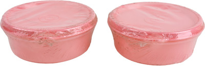 Quickoo Plastic Utility Container  - 300 ml(Pack of 2, Pink)