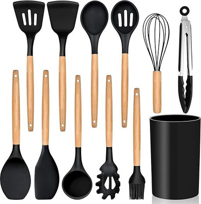 AONEPTER 12 Pcs Spatula Kitchen Tool Set(Multicolor, Spatula, Baking Tools)