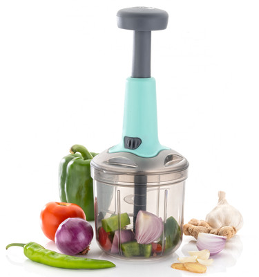 SPACE Push Chopper Like Onion, Chilly, Tomato & Peanut Vegetable & Fruit Chopper(1 - Push Chopper)