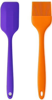 CHEFORRA Silicone Spatula & Ghee Brush Combo for Cooking, Baking & Oiling Kitchen Tool Set(Spatula, Brush)