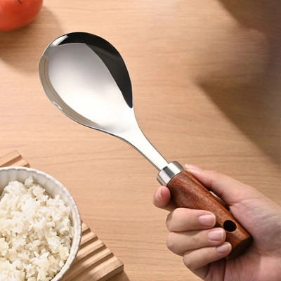 VELUZA Rice Spoon Stainless Steel Kitchen Utensil, Rice Scooper, Cooking & Home Use Kitchen Tool Set(Silver, Spatula)